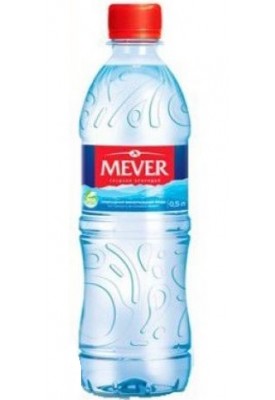 Питьевая вода "Мевер" негаз ПЭТ 0,5л (в упаковке 12 шт)